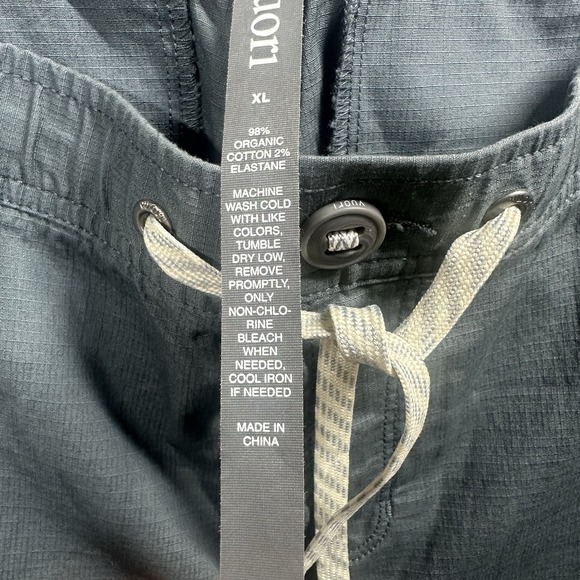 Vuori Ripstop Pants Men's XL Graphite Gray Drawstring Tapered Hiking  Jogger - Picture 8 of 13